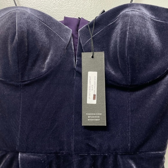 Yumi Kim Velvet Boss Jumpsuit in Slate NWT Size Small - Picture 7 of 12
